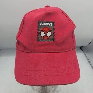 Spidey And His Amazing Friends Adults OSFM Red Hat Cap Spider Man Casual